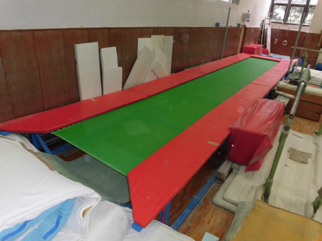 高等学校体操部　練習場