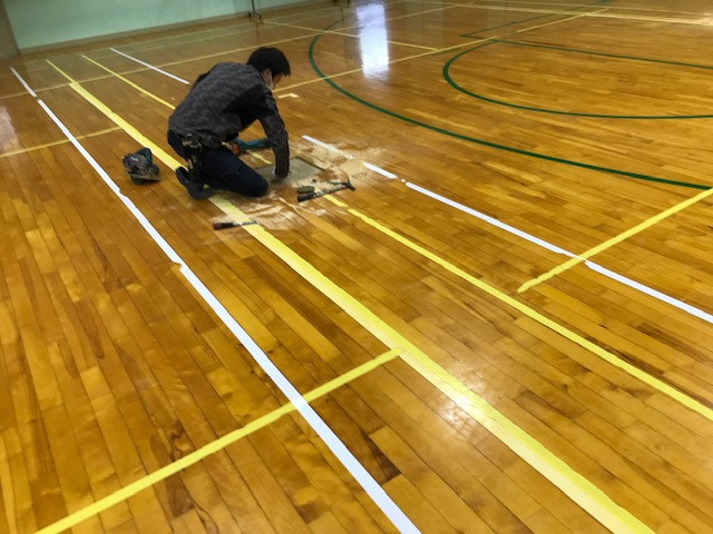 施工中の様子