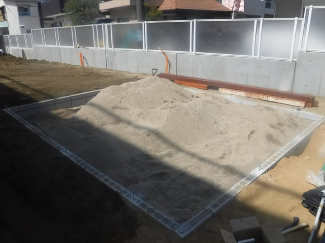 施工中の様子