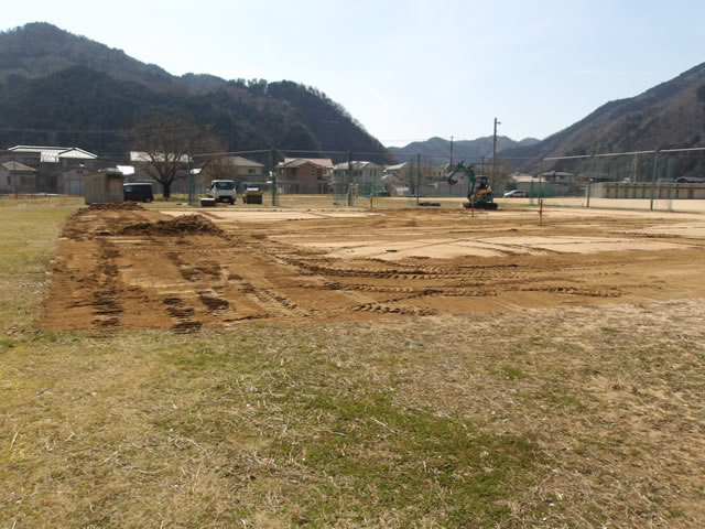 施工中の様子