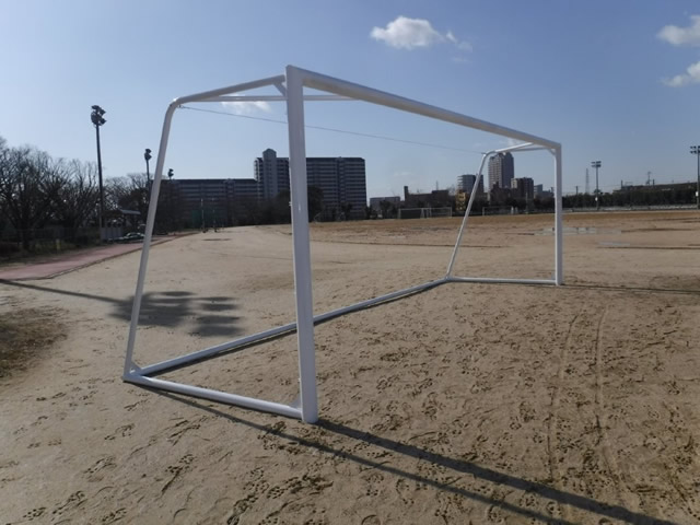 サッカーゴール 　大阪市立大学　グラウンド