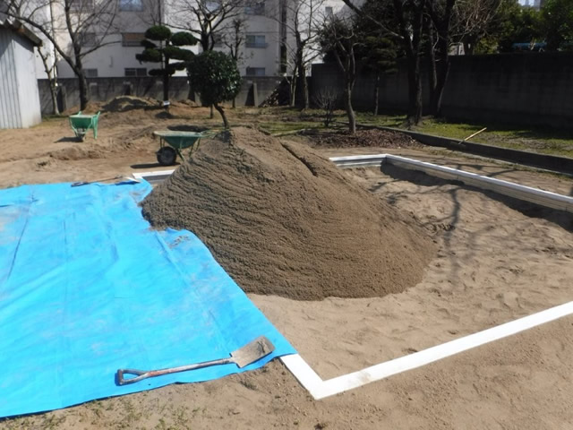 施工中の様子