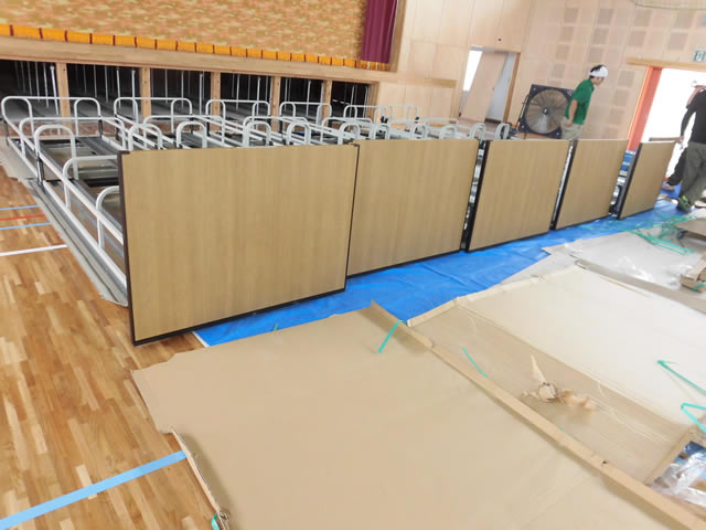 施工中の様子