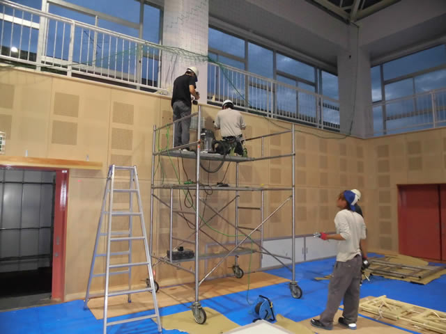 施工中の様子