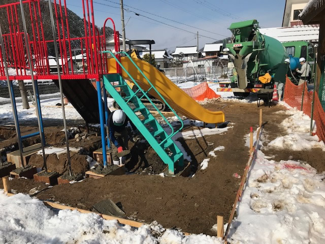 施工中の様子