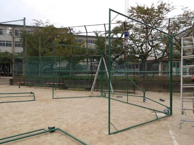 施工中の様子