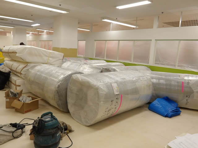 施工中の様子