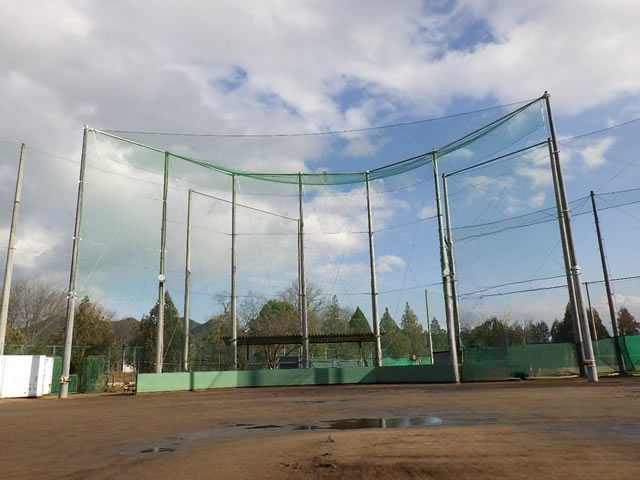 高等学校　野球部グラウンドバックネット改修工事