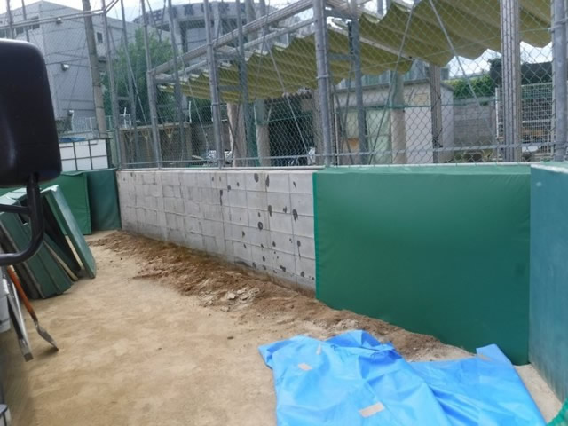 施工中の様子