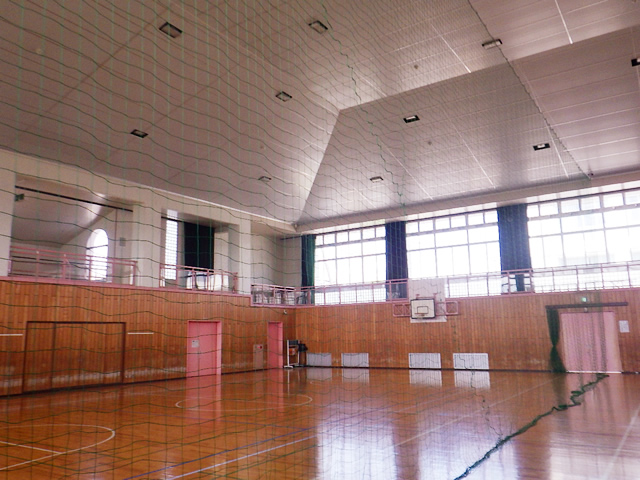 小学校体育館　センターネット改修