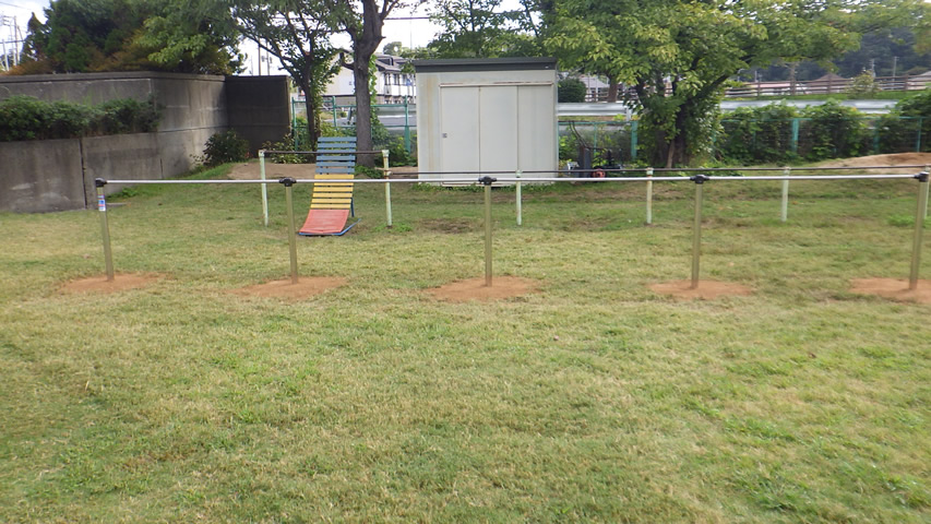 【HB-6(S)(5)】オールステンレス製低鉄棒5欄