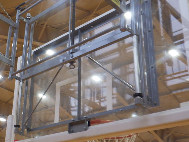 網野体育センターバスケットゴール改修