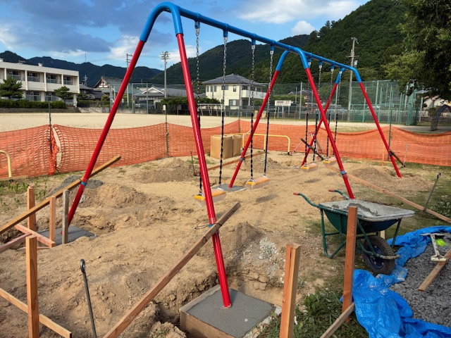 施工中の様子