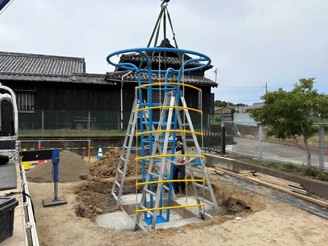 施工中の様子