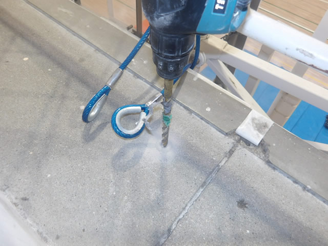 施工中の様子