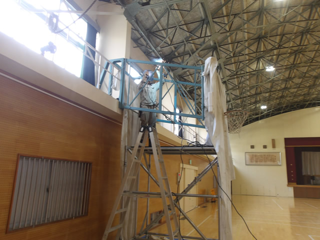 施工中の様子