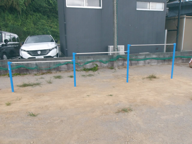 鉄棒３連